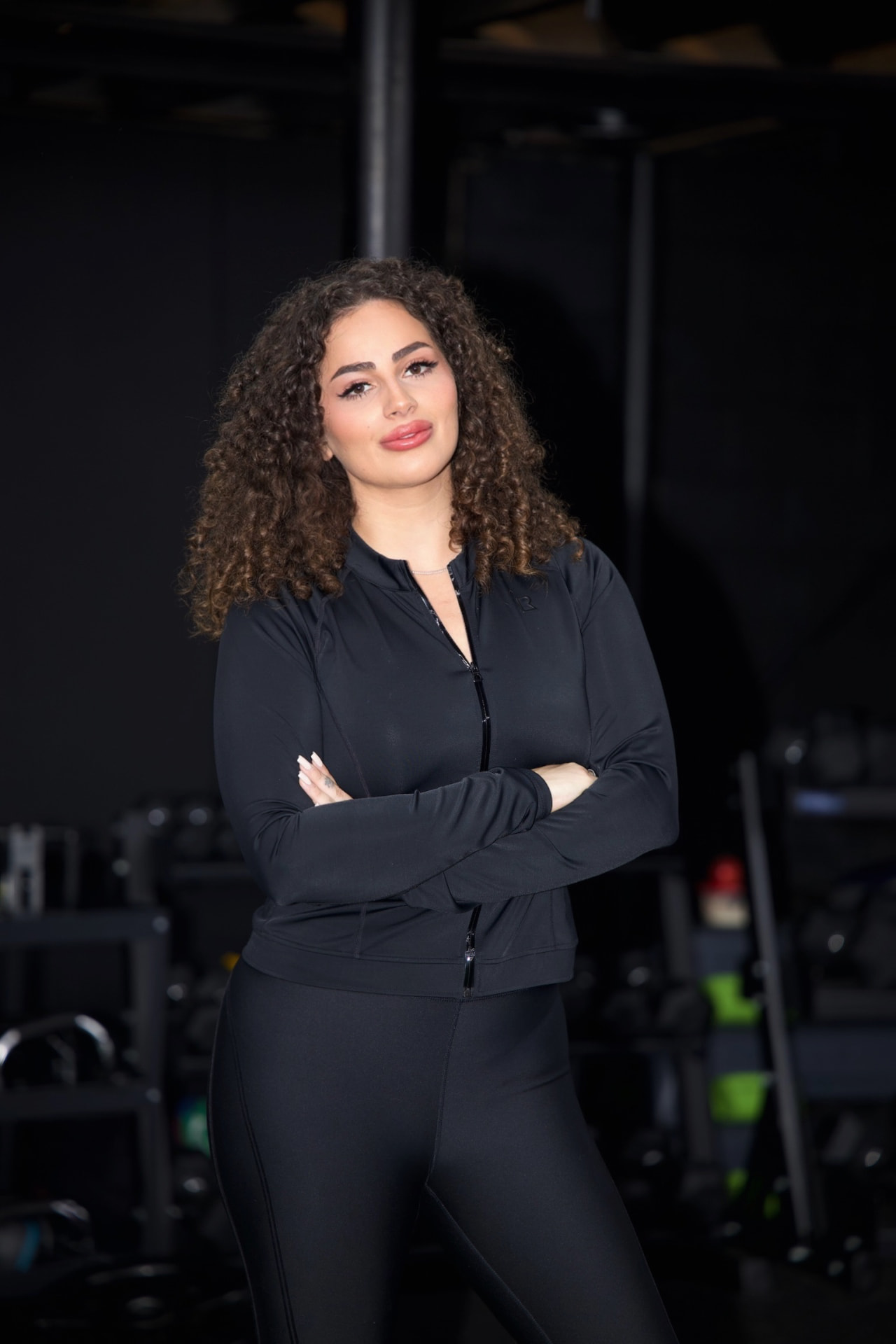 Anya coaching in the studio